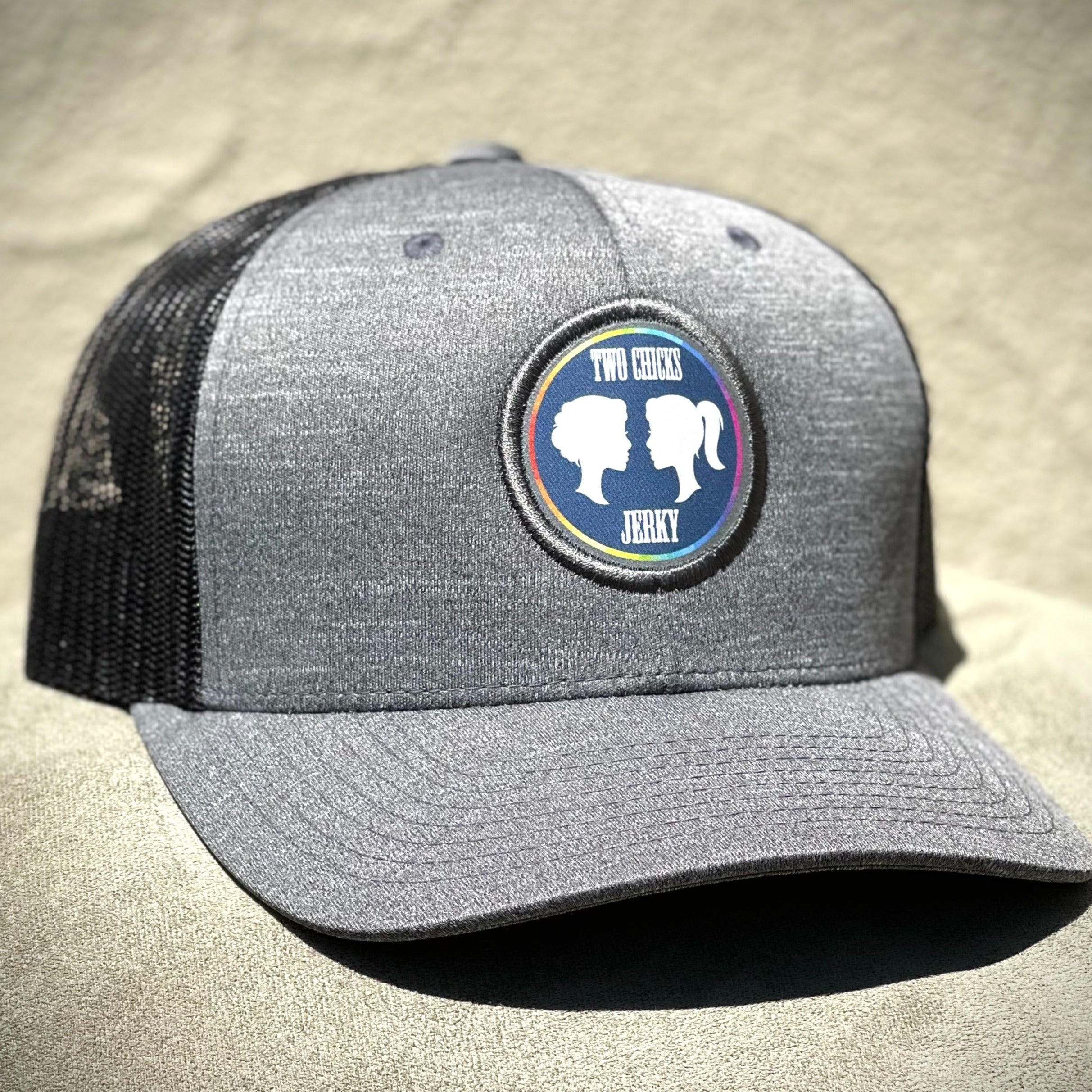 Two Chicks Jerky Pride hat - Heather Grey/Black